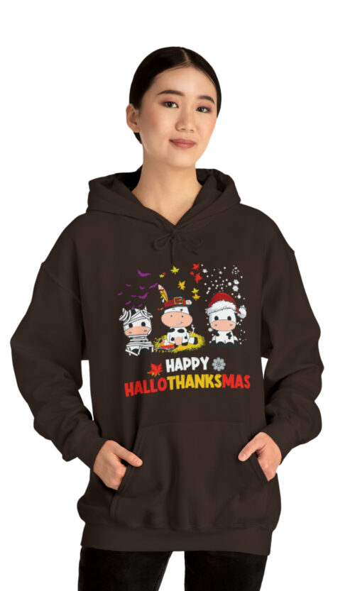 HallowThanksMas Hooded Sweatshirt